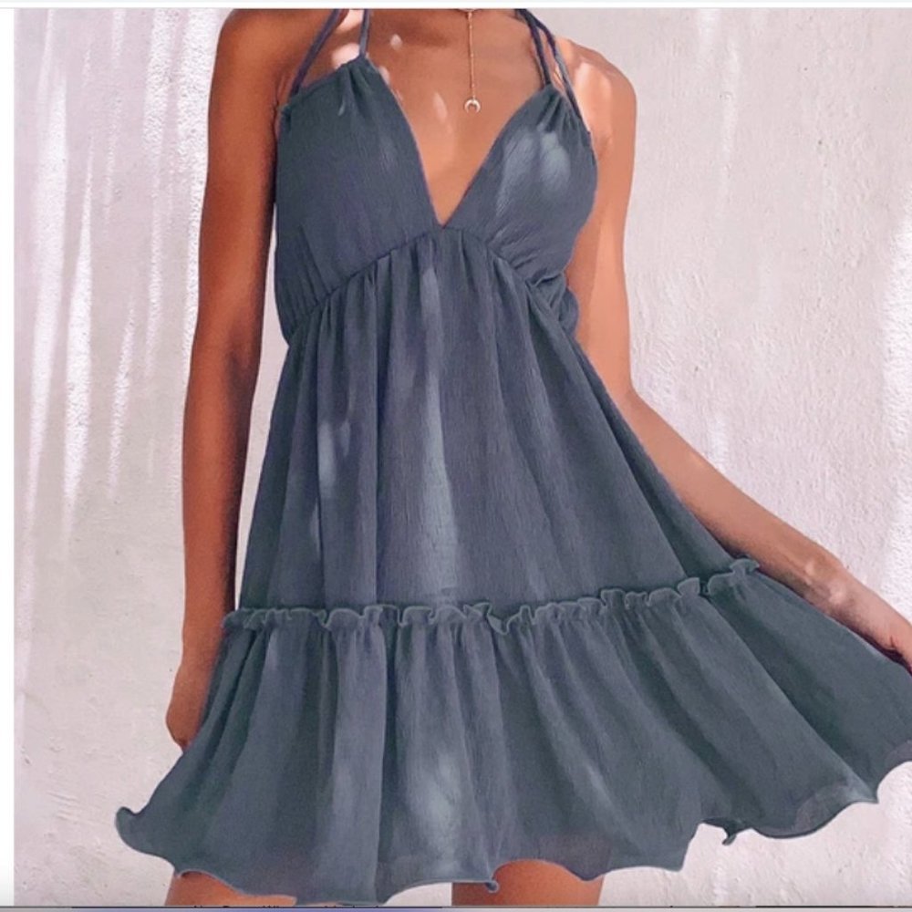 Lulu's Sundress blue 6